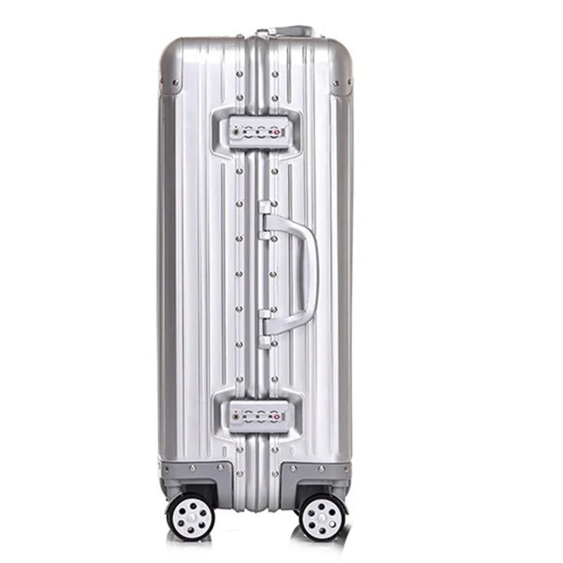20“ 24'' 26'' 29" All Aluminum Suitcase Luggage. Sizes and colours to suit your needs. Tough, Durable, Classic.