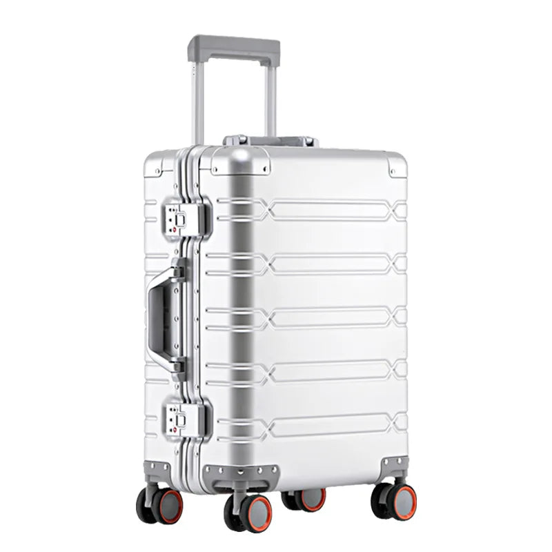 All Aluminum-magnesium alloy Travel Luggage 20/24/29 inch - Cabin suitable and larger